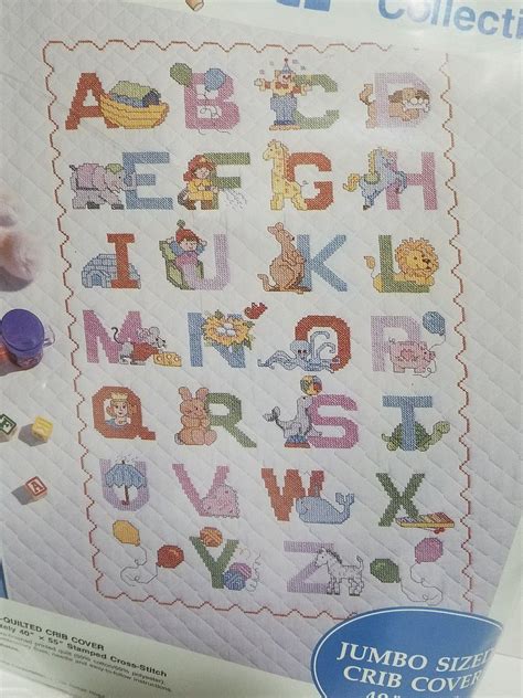 No place called home analyzes and compares all stamped cross stitch baby quilts of 2020. 1994 Jumbo sized crib cover Stamped Cross Stitch kit ...
