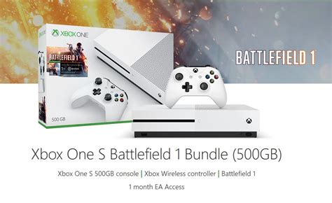 31999 Xbox One S Battlefield 1 Bundle With Cod Infinite Warfare