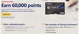 Pictures of Southwest Chase Credit Card 60000