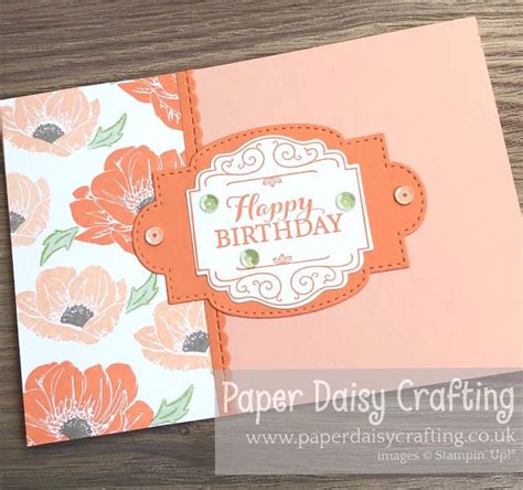 A Close Up Of A Birthday Card On A Wooden Table With A Paper Daisy