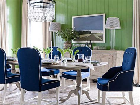 Blue Upholstered Dining Chairs Homesfeed