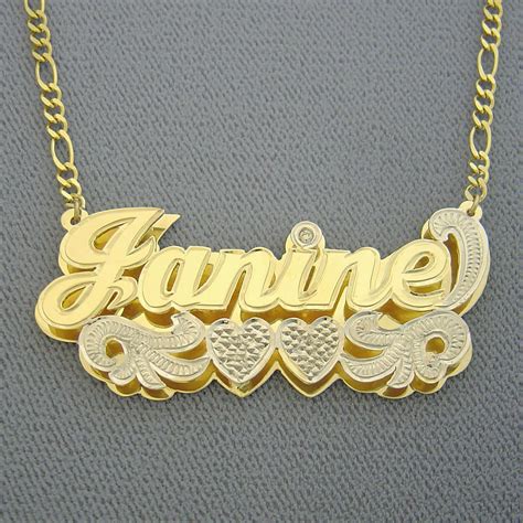 This Solid K Or K Gold D Name Pendant Cut Out By Latest Technology Laser Machine