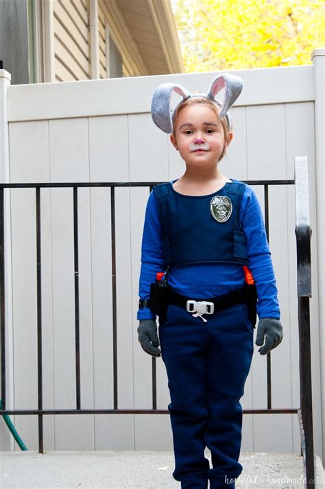 Officer Judy Hopps Halloween Costume • Crafting My Home