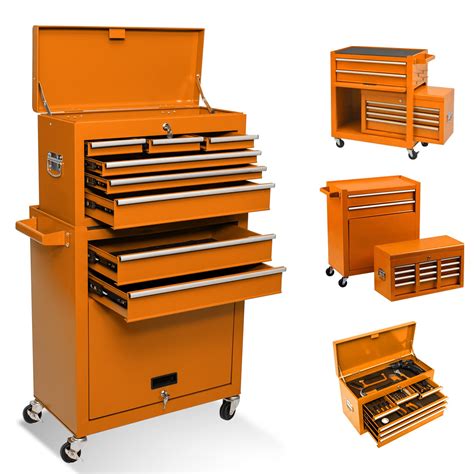 Buy High Capacity Rolling Tool Chest With 8 Sliding Drawers Removable