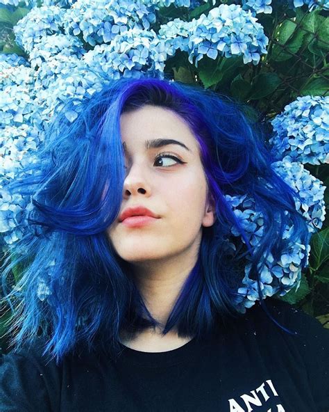 Most Current Pictures Dyed Hair Blue Style Are Your Roots Supplying The