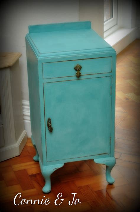 Hand Painted Furniture Upcycled Furniture Nightstand Table Home
