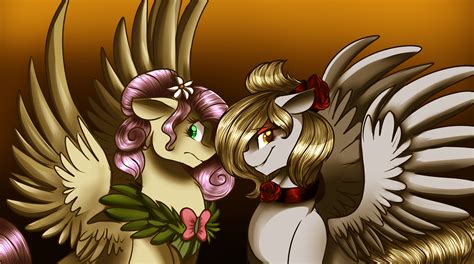 Bedeviled Derpy And Discorded Fluttershy By Azulagriffon On Deviantart