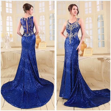 2014 New Sequin Mermaid Evening Dress Sweetheart Crystal Formal Dress