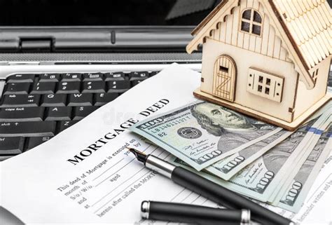 Old Mortgage Deed Stock Photo Image Of Early Printing 7611736