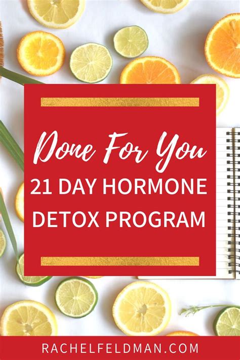 21 Day Hormone Detox Program Is A Done For You Package For Health And