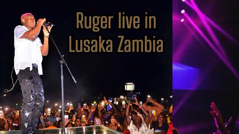 Ruger Performing Live On Stage In Lusaka Zambia Ruger Performs Bounce And Girlfriend In Zambia