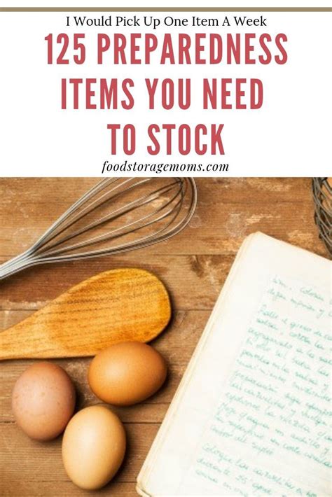 Today I Have 125 Preparedness Items You Need To Stock As Your Budget Allows You May Be Stronger