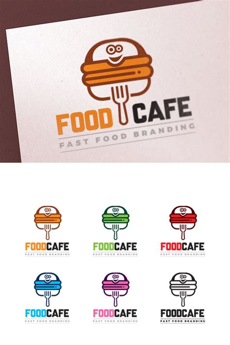 Mcdonalds fast food logo golden arches restaurant. Fast Food Restaurant - Logo Template - TemplateMonster ...