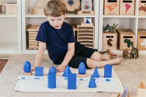 How To Use The Montessori Geometric Solids • Happy Homeschool Adventures