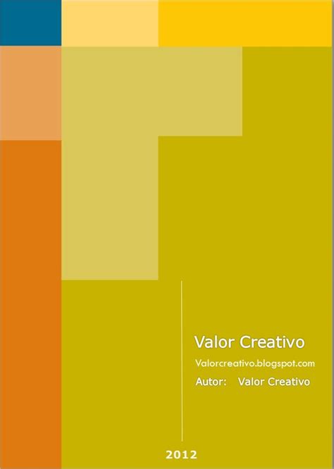 Valor Creativo Portadas Word Portadas Word Portadas Portadas De