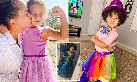 Florida Mom Encourages Her Son To Wear Dresses To School To Break