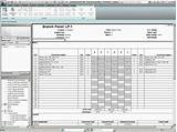 Pictures of Free Electrical Panel Schedule Template Excel