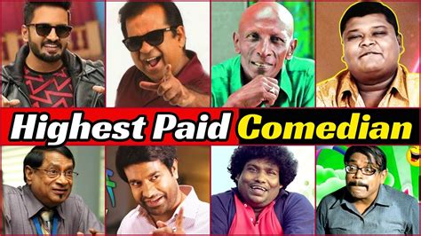 22 South Indian Highest Paid Comedian Telugu Kannada And Tamil
