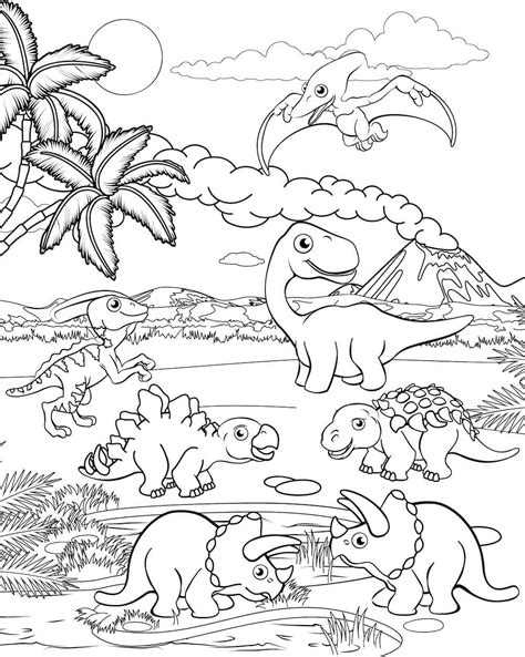 Coloriage Dinosaures Télécharger Et Imprimer Gratuit Sur