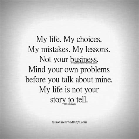 Lessons Learned In Lifemy Life My Choices Lessons