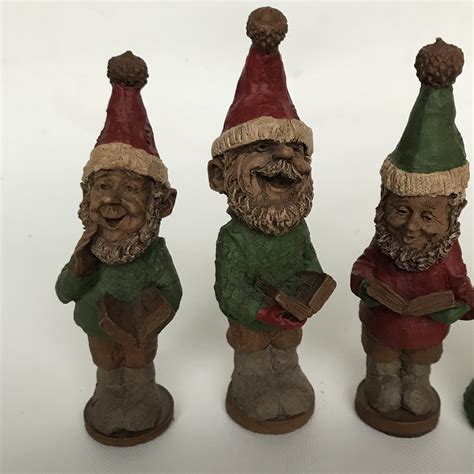 Lot Of 5 Tom Clark Signed Gnome Figurines Very Collectable Each