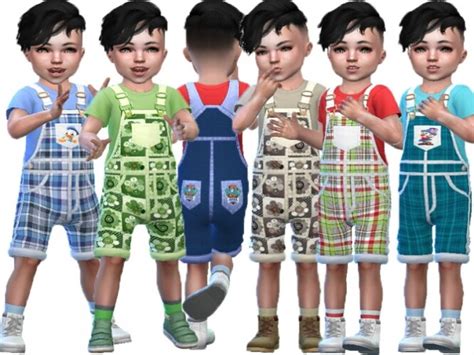 Farm Overall For Boys By Trudieopp At Tsr Sims 4 Updates