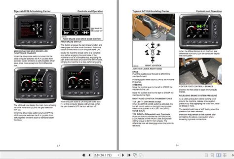 Tigercat AC16 Articulating Carrier Operator S Manual 38748AENG Auto