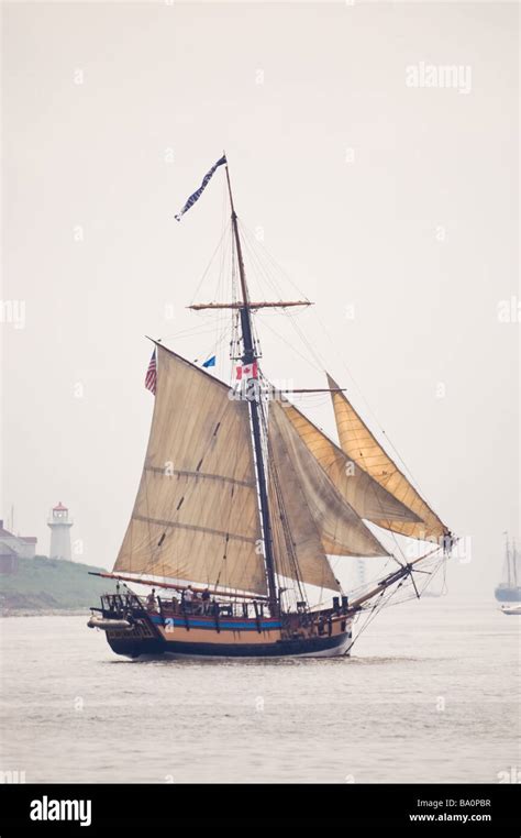 A Replica Of The Continental Sloop Providence Sails In The 2007 Parade