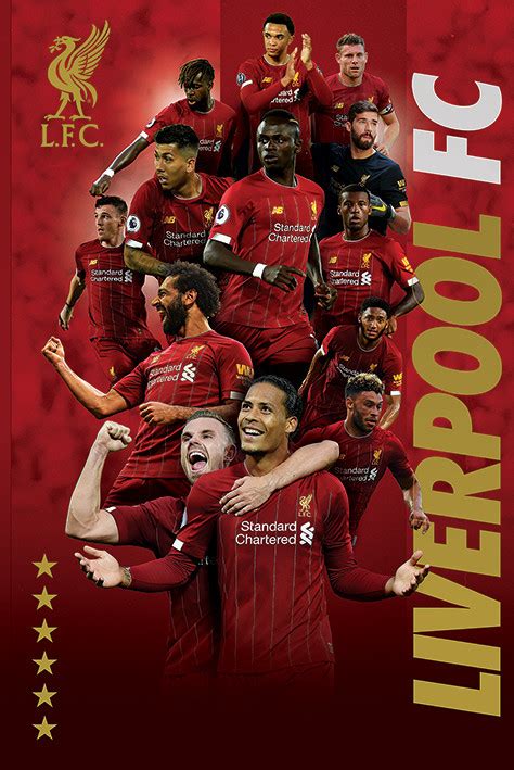 Liverpool football club is one of the greatest to ever play the beautiful game. Poster & Affisch Liverpool FC - Players 2019-20 på ...