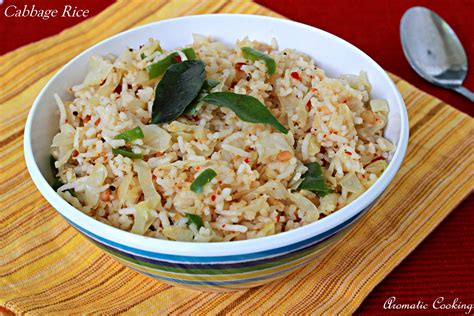 Aromatic Cooking Cabbage Rice