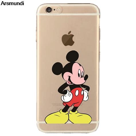 Arsmundi Silicone Case For Mickey Mouse Phone Cases For Iphone 4s 5c 5s