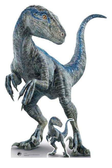 Mother Blue Velociraptor Cardboard Cutout Official Jurassic World Dominion Standee In 2022