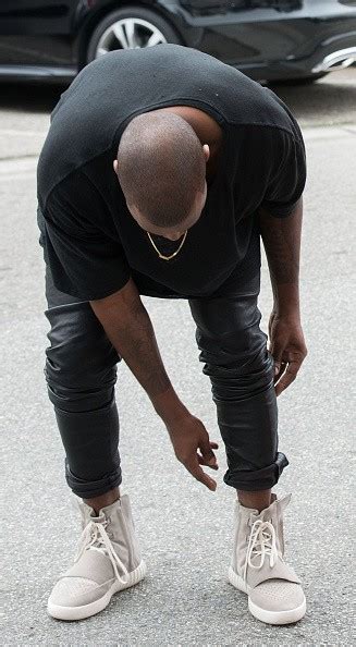 Kanye West Wearing His New Adidas Yeezy Boost During The Grammys See How The New Shoes Would