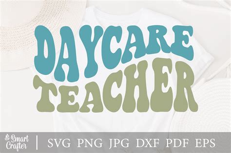 Daycare Teacher Svg Design Graphic By Smart Crafter · Creative Fabrica