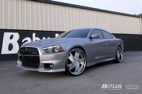 Dodge Charger With 24in Dub Hypa Wheels Exclusively From Butler Tires