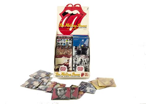 The Rolling Stones Miniature Album Bubble Gum Record Collection
