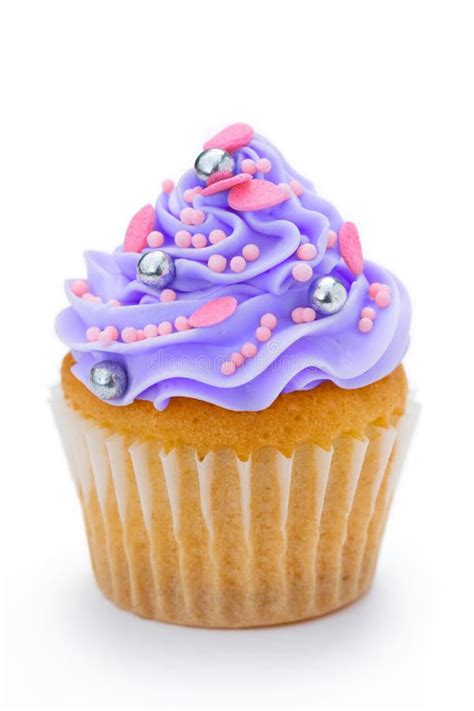 Purple Cupcake Stock Photo Image Of Cupcakes Cakes 13592346