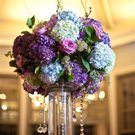 hydrangea centerpiece 65 purple hydrangea centerpieces flower centerpieces wedding purple
