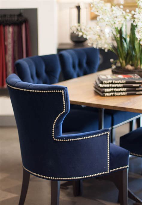 Royal Blue Velvet Dining Room Chairs