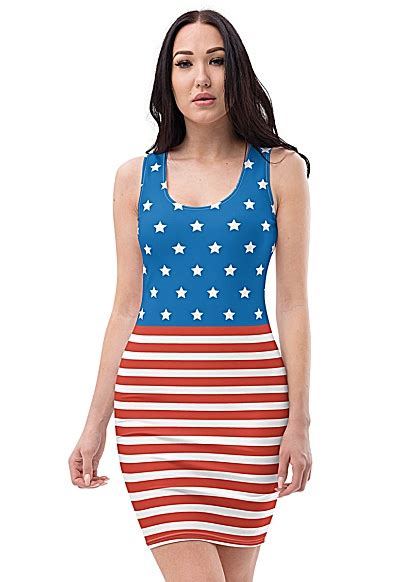 american flag dress designed by squeaky chimp t shirts and leggings