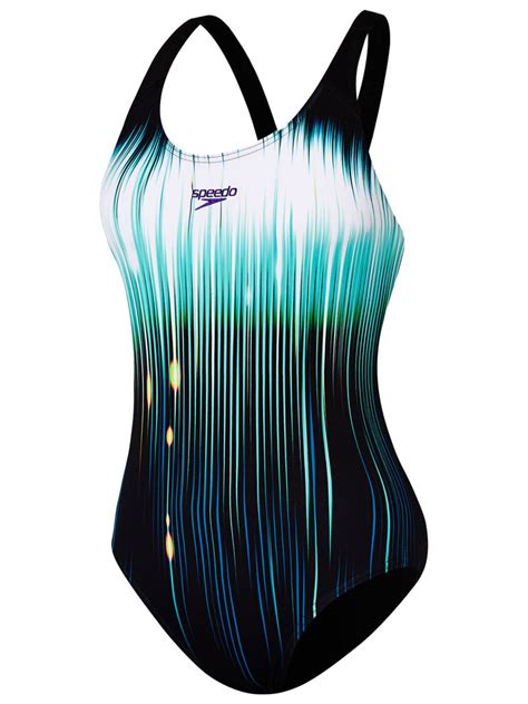 Speedo Powerstrike Cascade Jade Womens One Piece Swimsuit