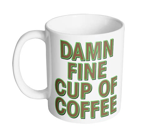 damn fine cup of coffee agent cooper twin peaks drama tv etsy