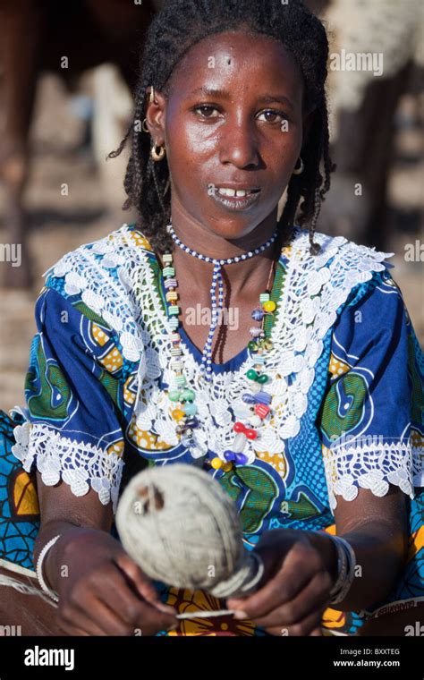 Fulani Woman In The Seasonal Village Of Bantagiri In Northern Burkina