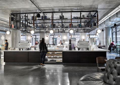 Avroko Designs A Workplace Cafeteria For Dropbox Industrial Cafe