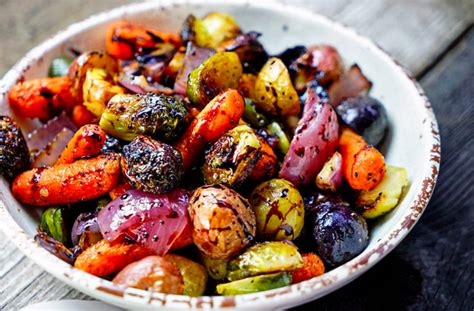Honey Balsamic Oven Roasted Vegetables Sweet And Savory Thats Wildly Tasty