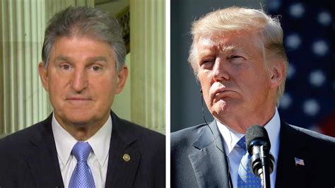 manchin i hope to work with trump on tax reform that works fox news video