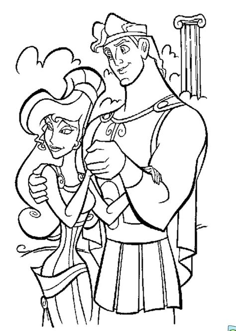 Drawings Hercules Superheroes Printable Coloring Pages