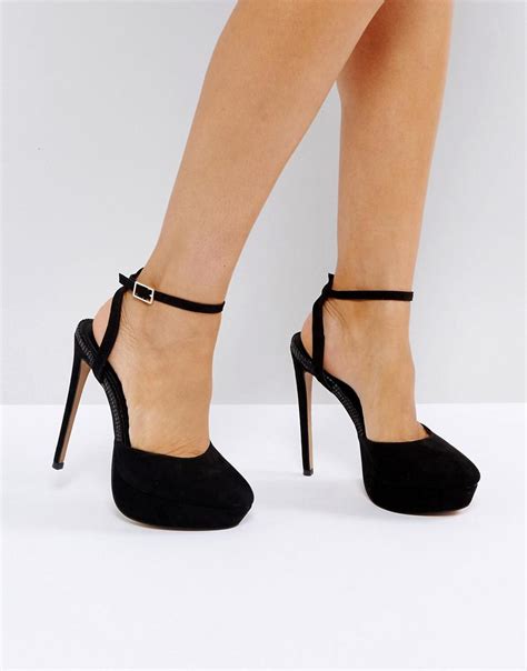 While americans continue to get vaccinated every day, the number of covid vaccines that are shipped to states have been lower than predicted. ASOS Paula Platform Heels in Black - Lyst