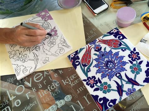 Turkish Tile And Ceramic Cini Painting Lessons And Workshops In
