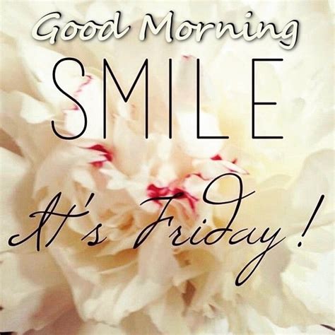Good Morning Smile Its Friday Pictures Photos And Images For Facebook
